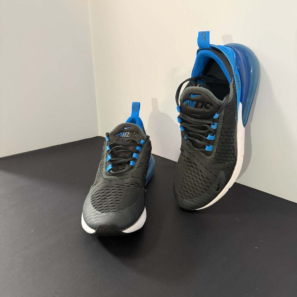Nike Air Max 270 Anthracite Photo Blue AH8050-028 Men's Size 8 - Picture 5 of 8